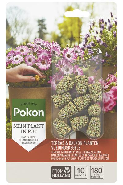 Terrasse und Balkon - Pflanzenfutter - 10 Stück