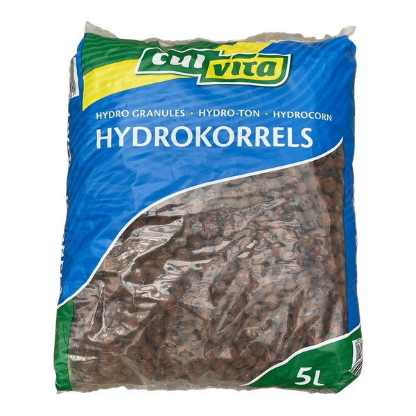 Hydrokorrels 8-16mm | 5L Beutel | Blähton für Hydrokultur und Drainage
