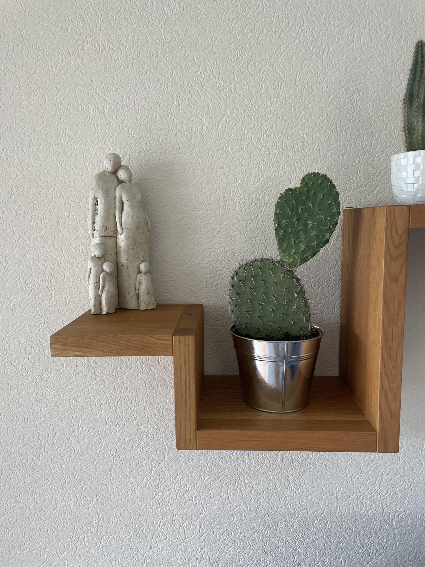 Kaktus - Opuntia Kaktusfeigenkaktus - 17cmØ- 30-40cm hoch - Zink - Ø18 cm