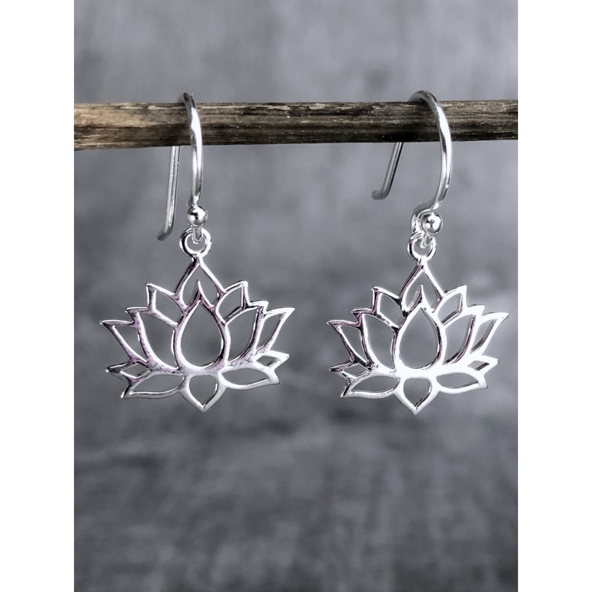 925 Sterling Silber Ohrhänger LOTUS