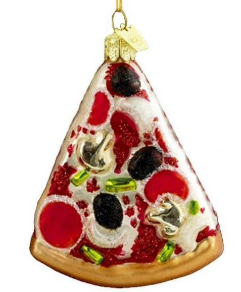 pizza slice xmass ball