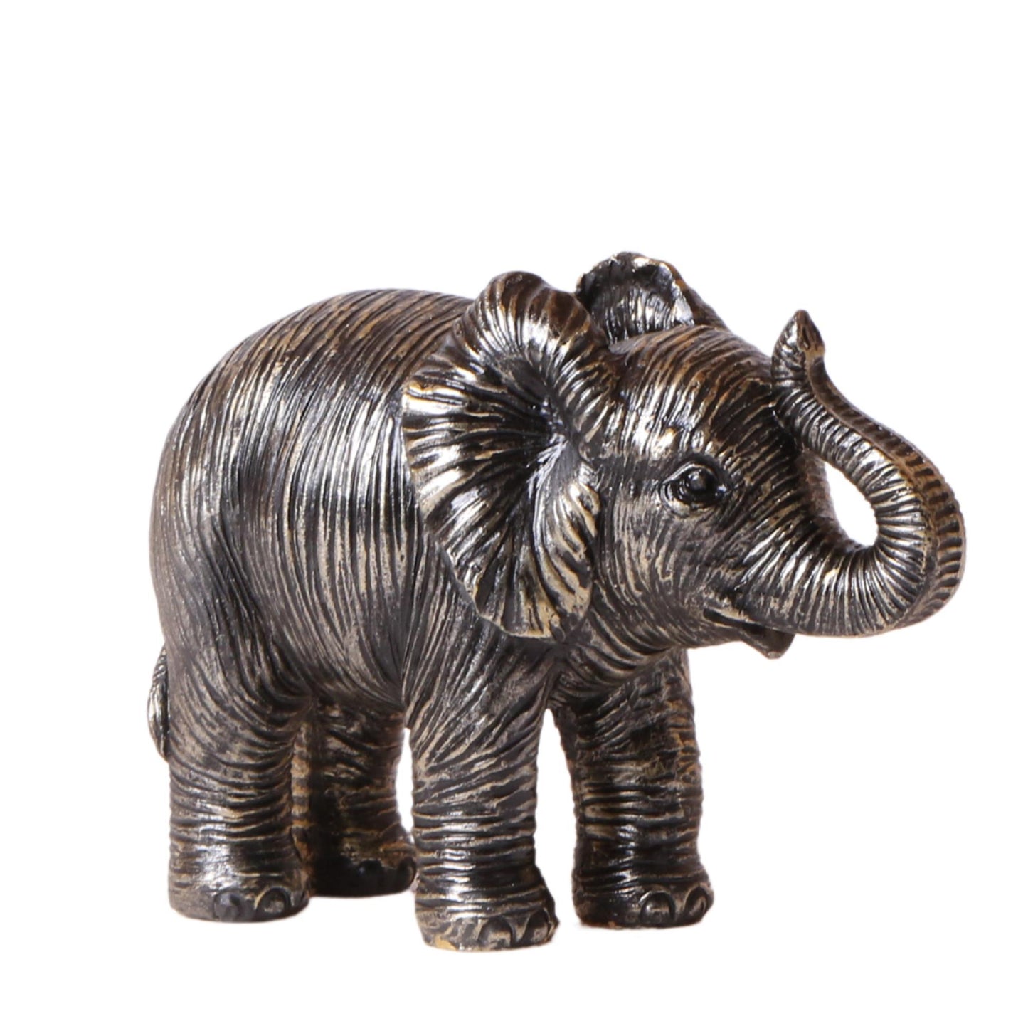 Kolibri Home | Ornament - Deko Skulptur Elefant - Schwarz