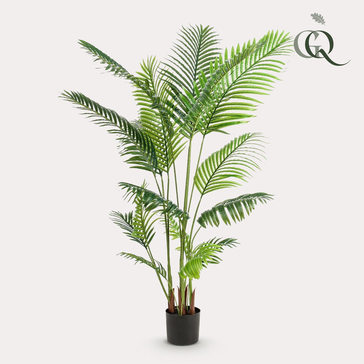 Kunstpflanze Howea Forsteriana - Kentia Palme - 160 cm Höhe - Realistische Deko-Palme für Wohnräume