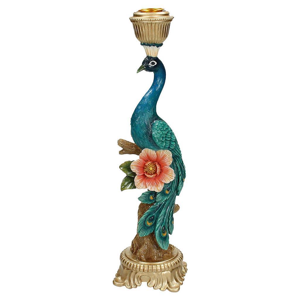 Peacock Candle Holder - Kersten