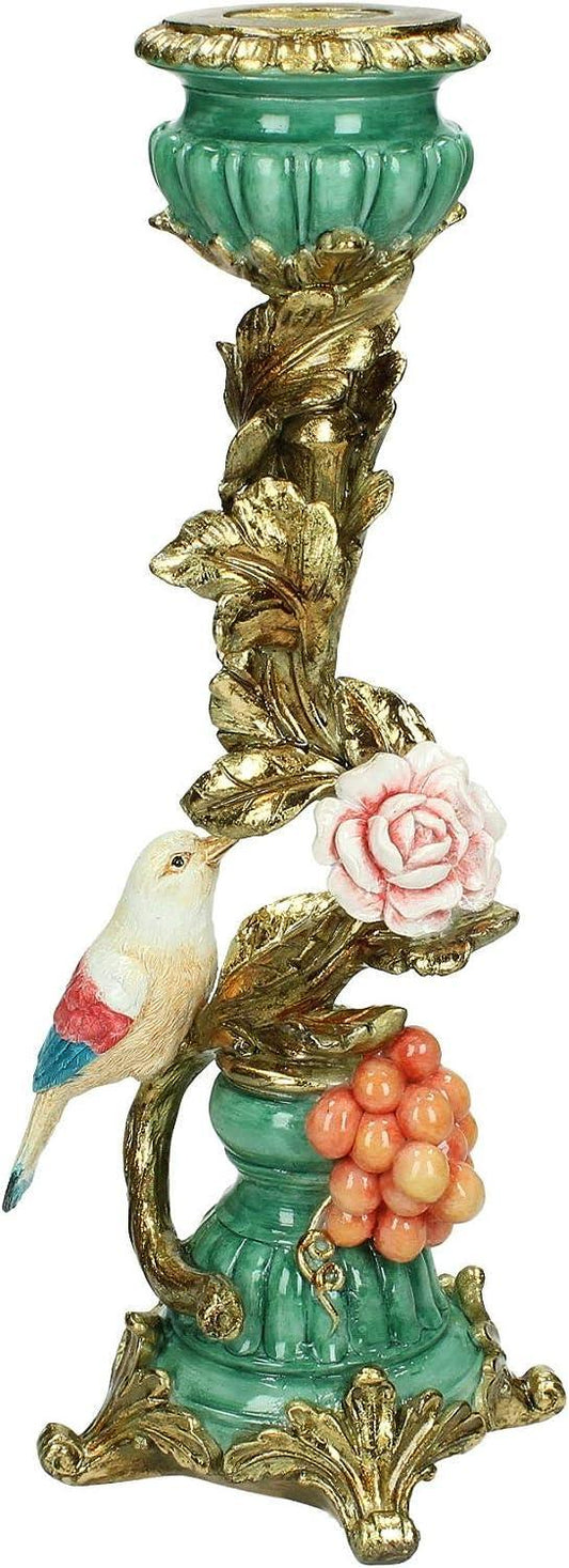 Candlestick Bird Gold - Large - 28,5 cm