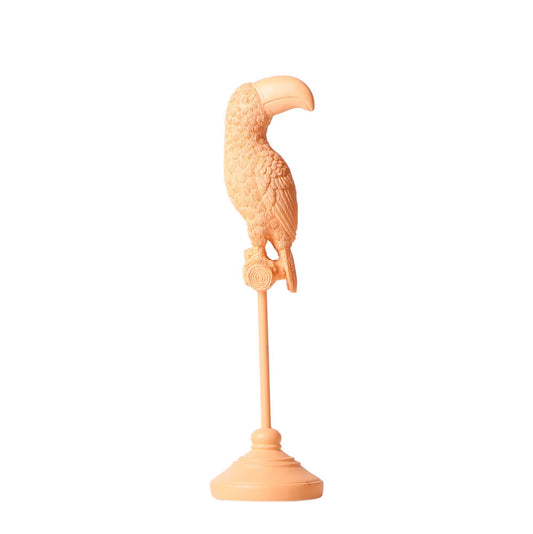 Kolibri Home | Ornament - Deko-Skulptur Tukan - Peach