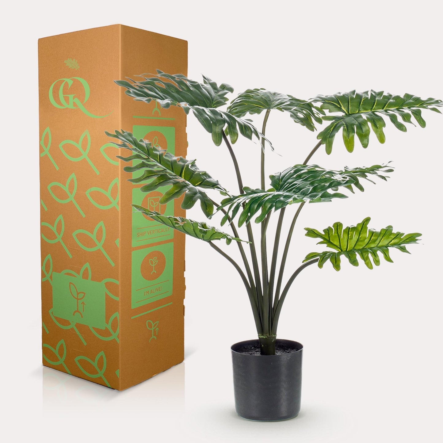 Kunstpflanze - Philodendron - 70 cm