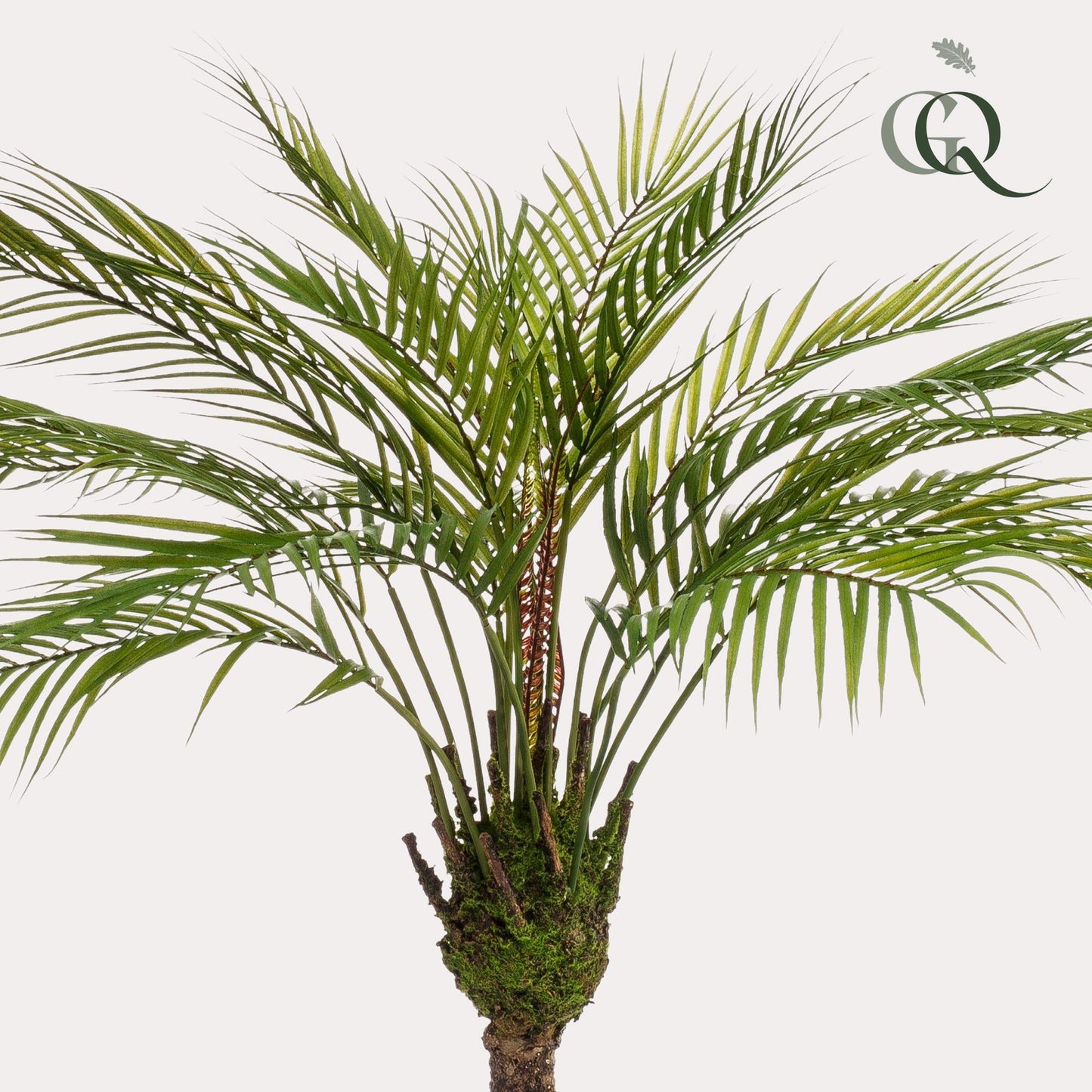 Kunstpflanze Chamaedorea Elegans - Bergpalme - 85 cm Höhe - Realistische Deko-Palme für Innenräume