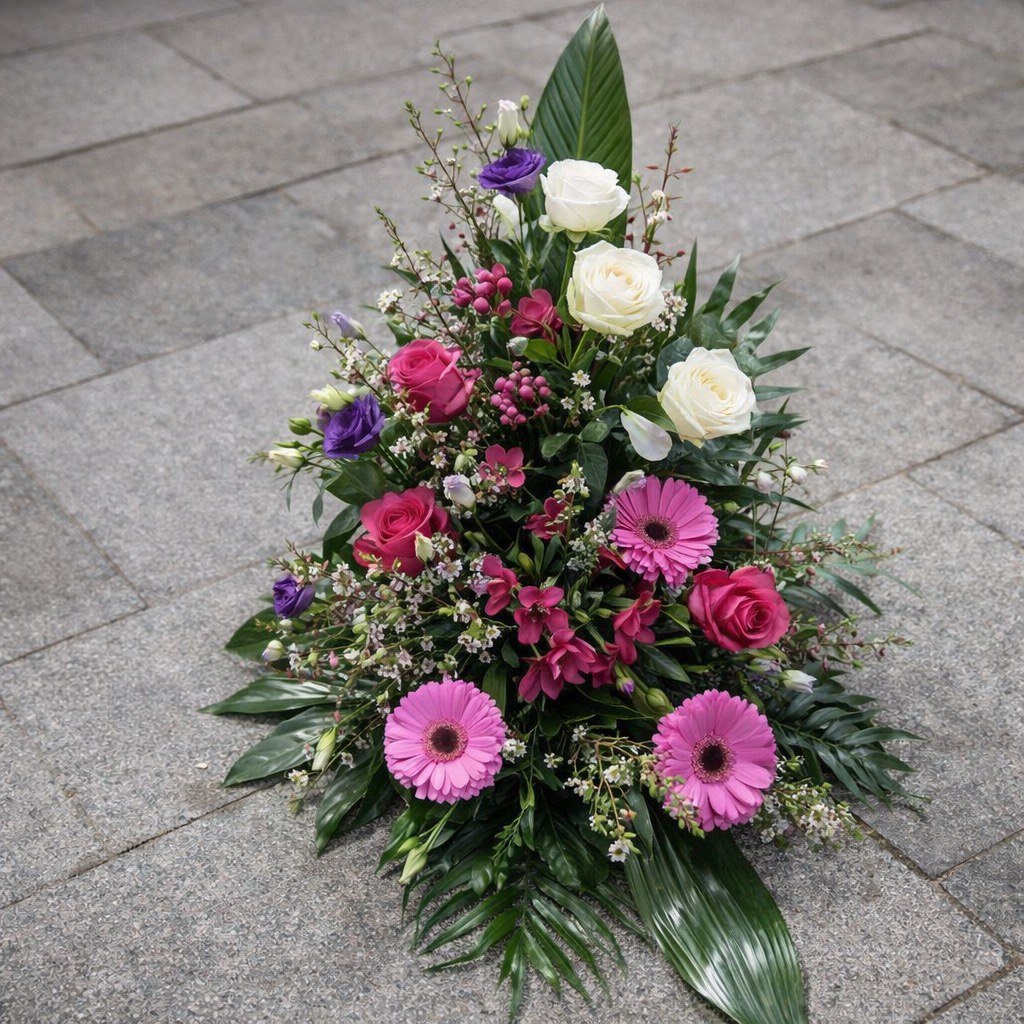 Grabgesteck auf Wuppertaler Friedhof